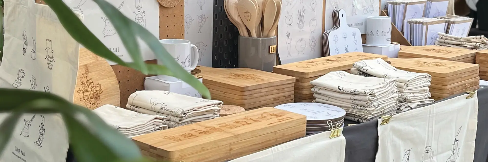 Amy Balderston's stall at Popup Palm House Liverpool - Close up