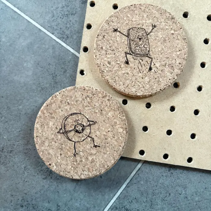 Dunking Pests coaster