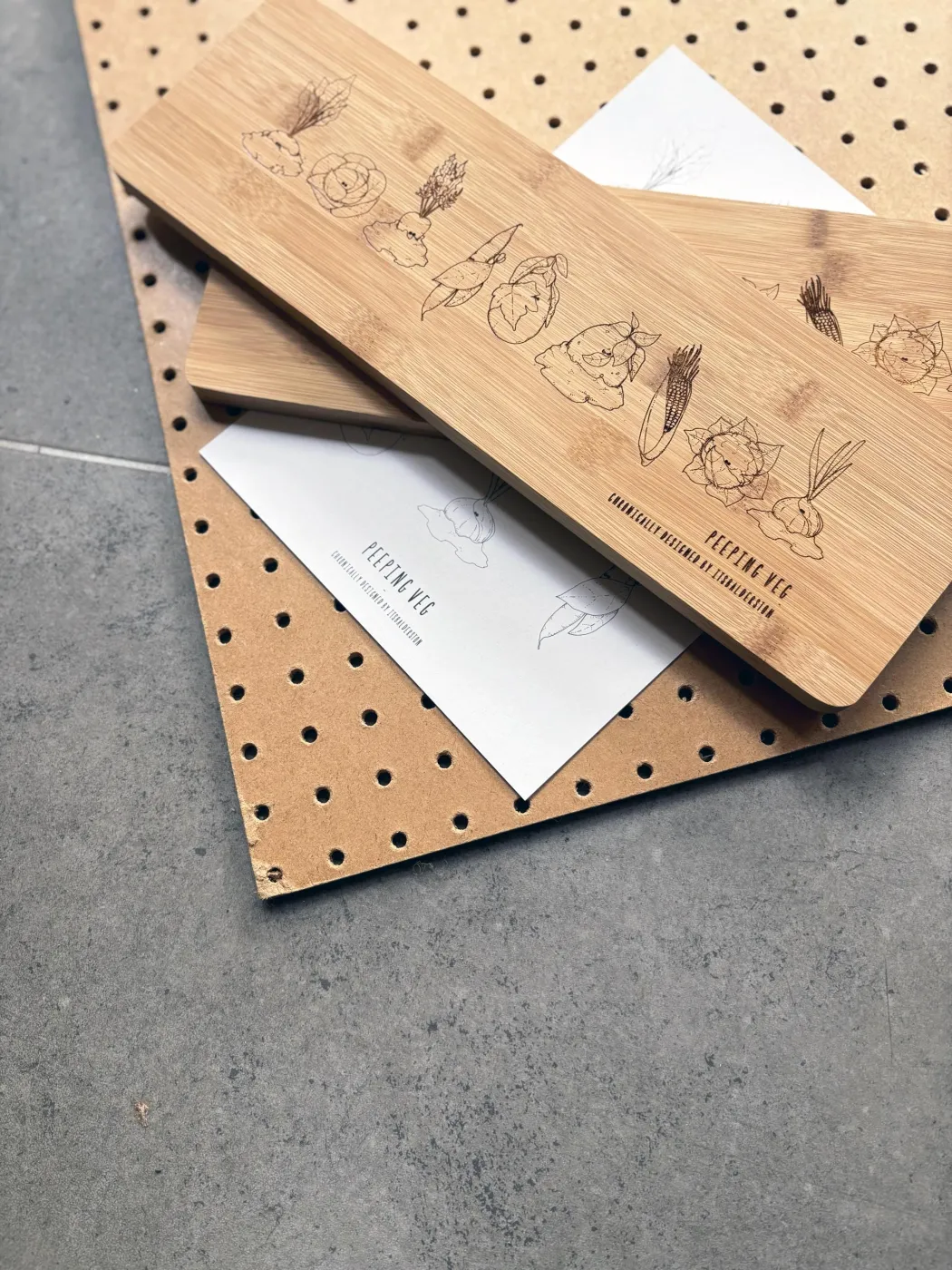 Etched Bamboo Chopping Board
