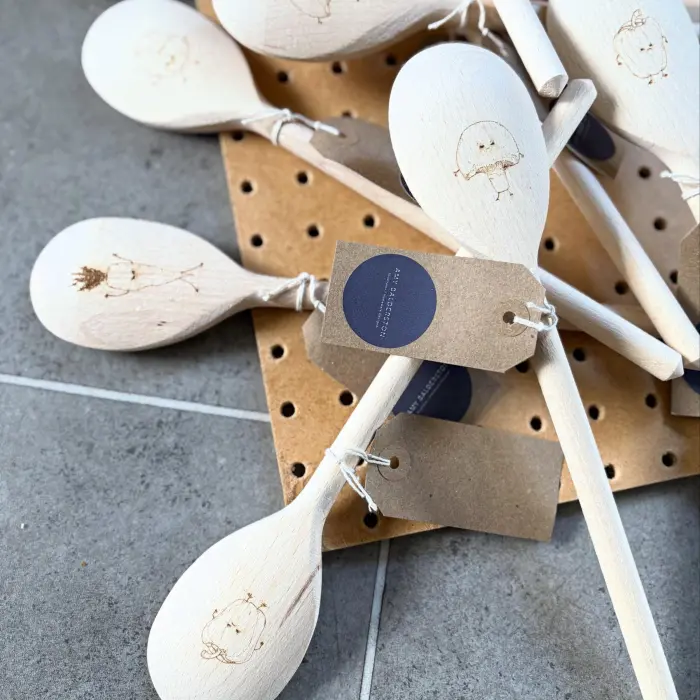 Furious Vegetable Army wooden spoon