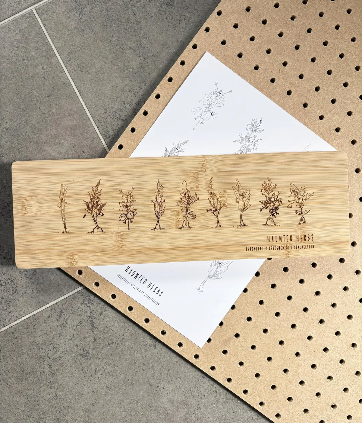 Haunted Herbs board