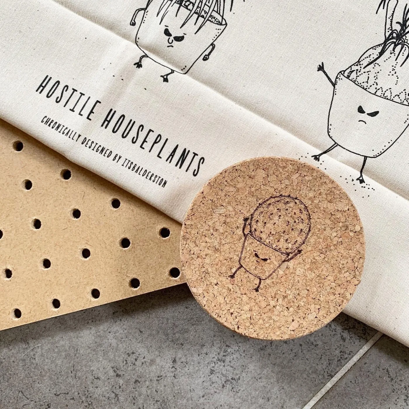 Hostile Houseplants coaster