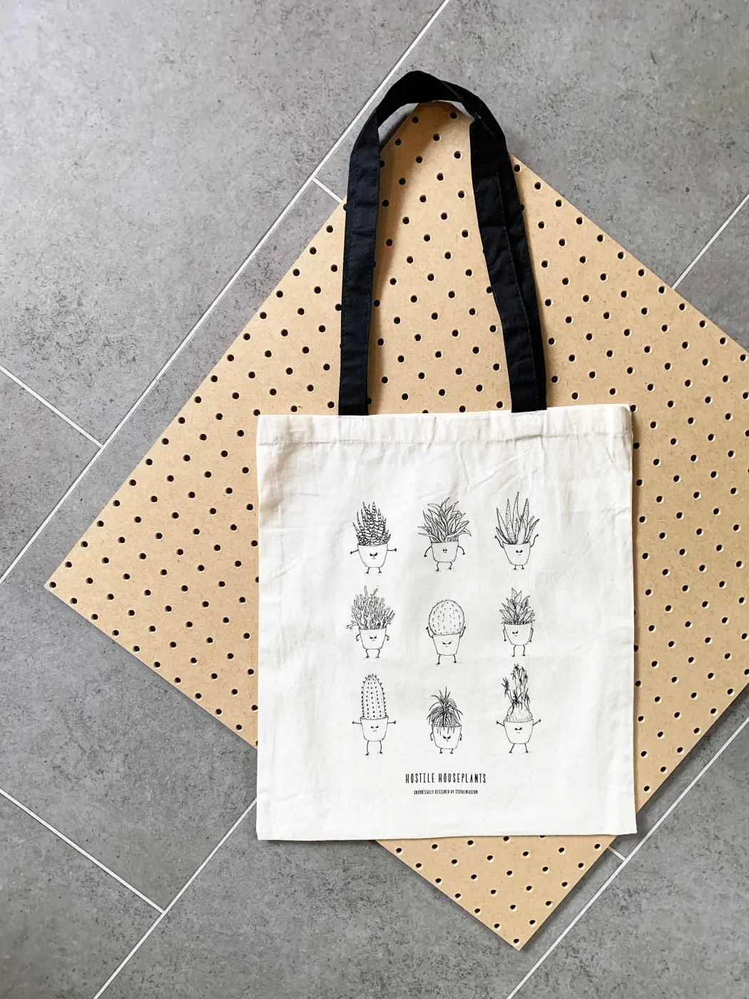 Hostile Houseplants tote bag