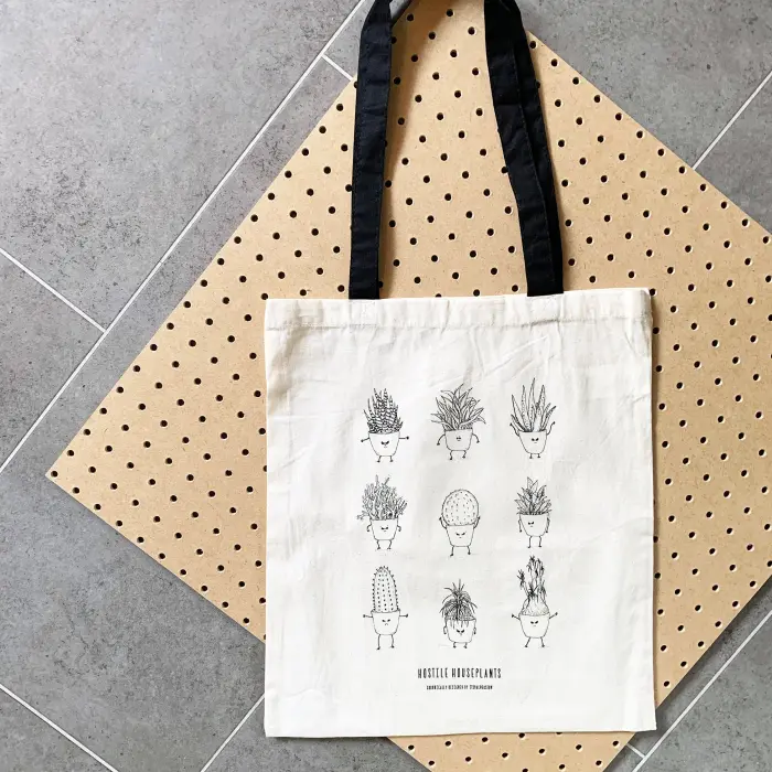 Hostile Houseplants tote bag