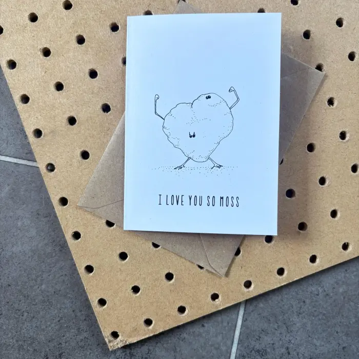 Love You So Moss card