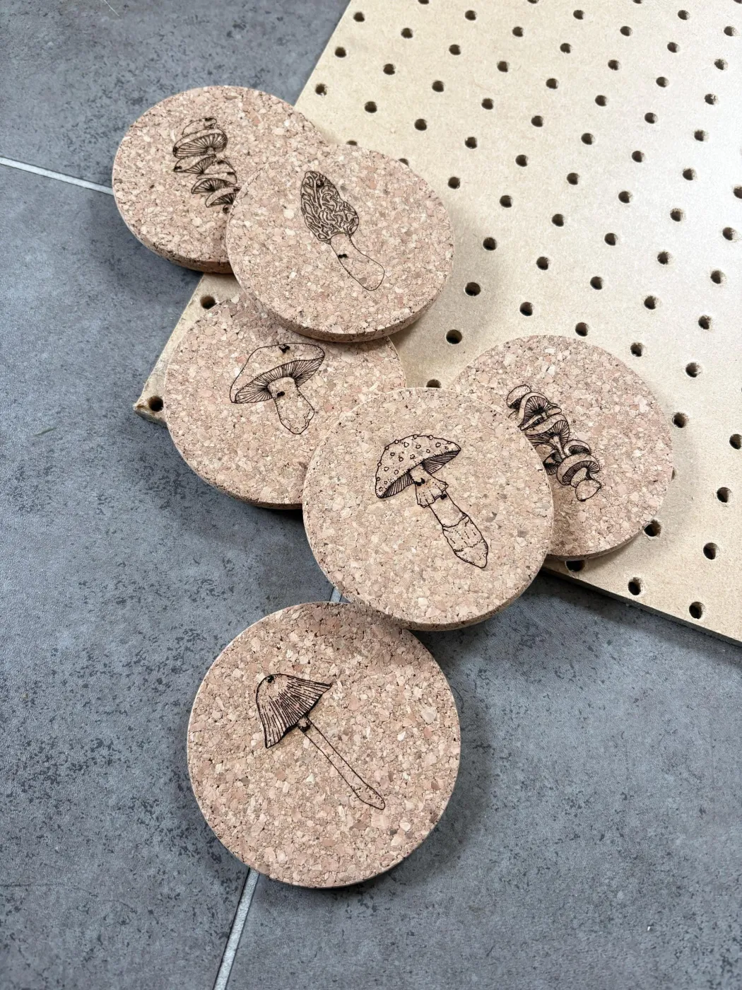 Mushroom Baes coaster