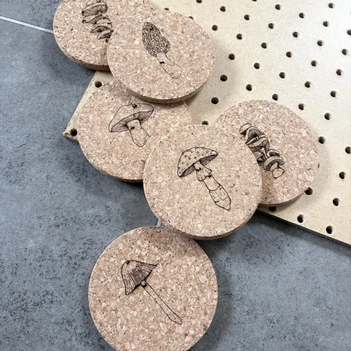 Mushroom Baes coaster