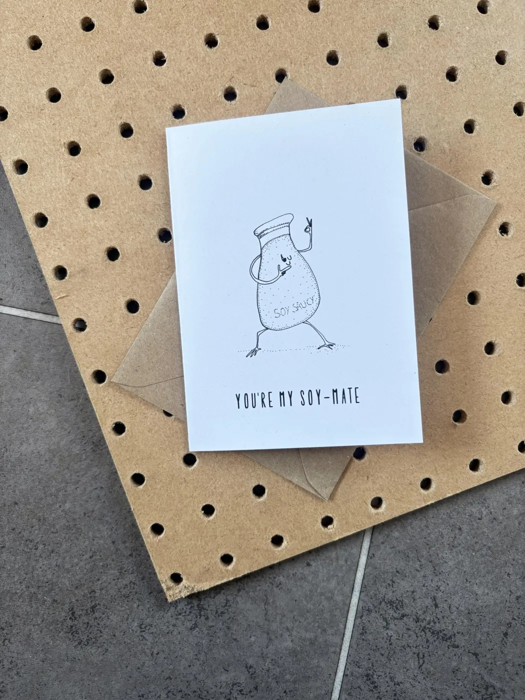 My Soy-Mate card