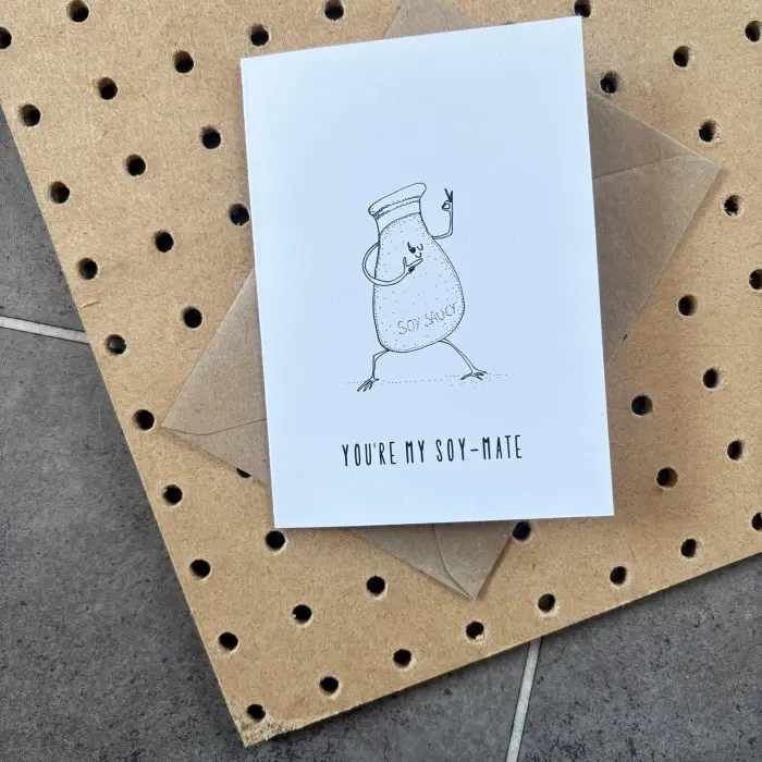 My Soy-Mate card
