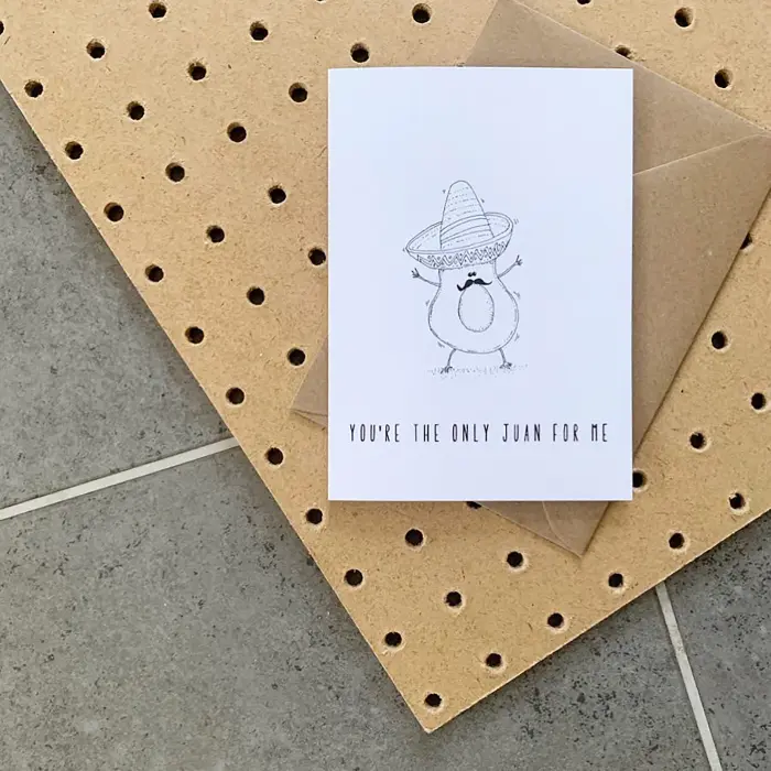 Only Juan For Me card